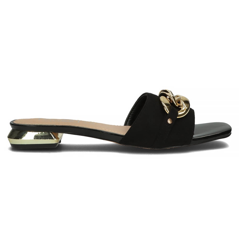 Filippo DK3788 / 22 Bk black slippers Filippo DK3788 / 22 Bk black slippers