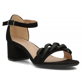 Filippo DS3708 / 22 Bk black sandals