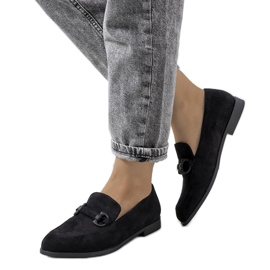 Black leather shoes from Talisa