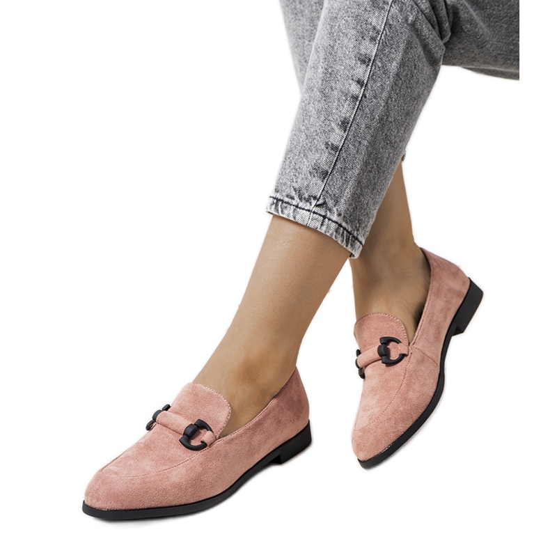 Talisa pink leather shoes