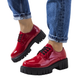 Red lacquered shoes from Eileen