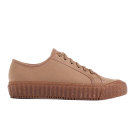 Marco Shoes Sports sneakers with eco-bottoms beige