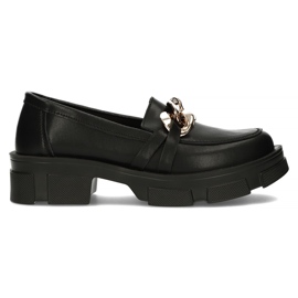 Leather shoes Filippo DP3221 / 22 Bk black