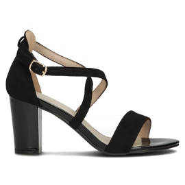 Filippo DS1276 / 22 Bk black sandals