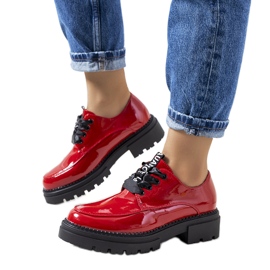 Fallon red lacquered shoes