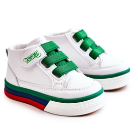 PA1 Children's High-top Sneakers White and Green Baxter ['white', 'green']