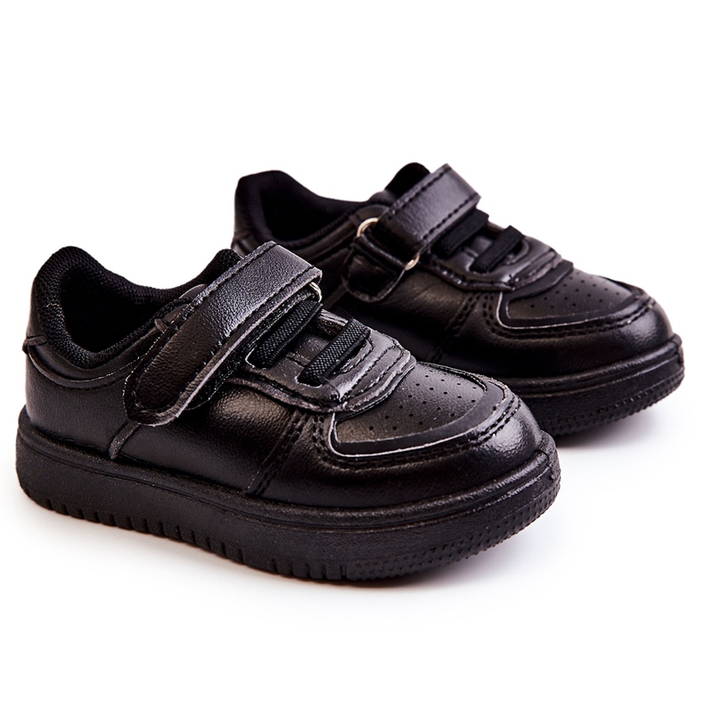 Children's Low Sport Shoes Black Frillo