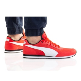 Puma St Runner Essential M 383055 03 white orange Puma St Runner Essential M 383055 03 white orange