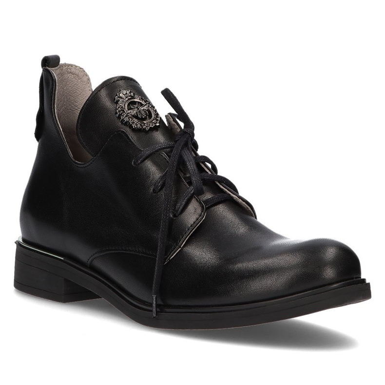 Leather shoes Filippo 30055 black