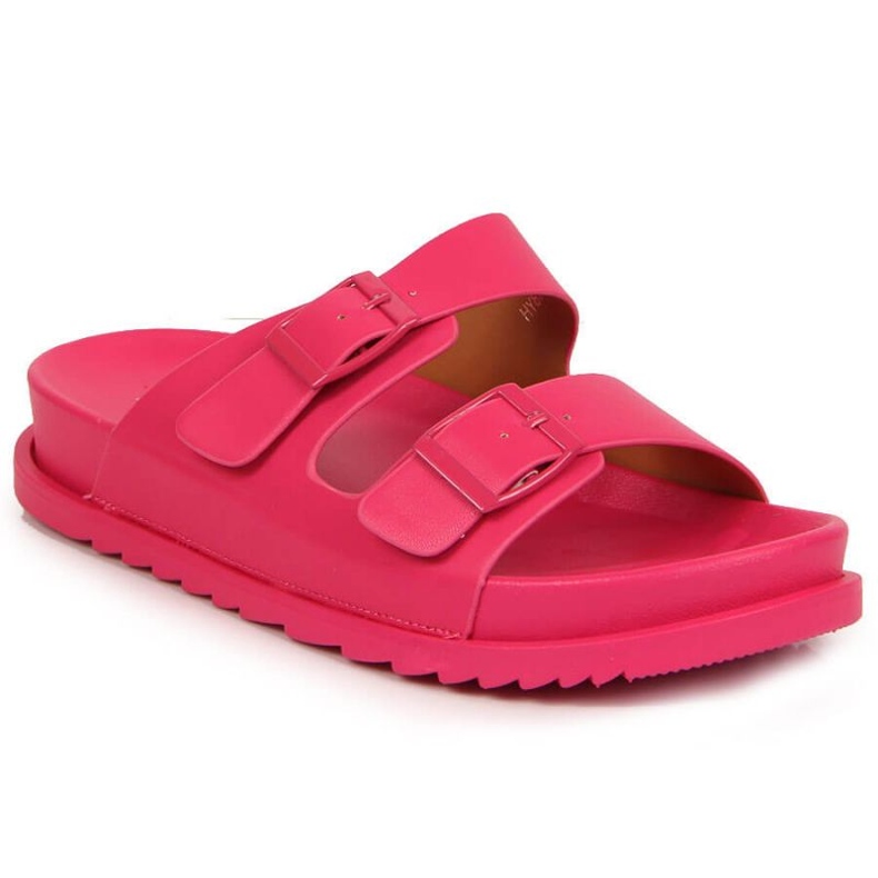 Rubber Slippers With Pink Clasps In S.Barski