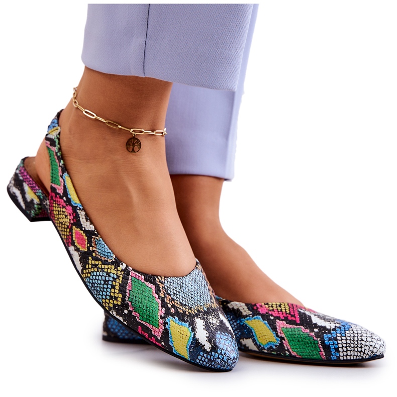 Ballerinas On High Heels Maciejka 04482-39 Multicolor multicolored