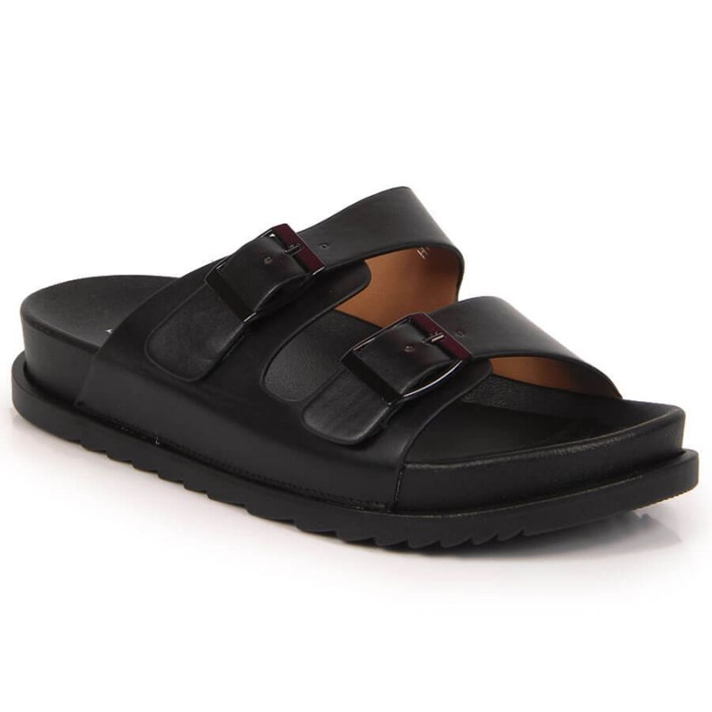 Everlast Rubber Flip-Flops With Buckles Black In S.Barski Everlast Rubber Flip-Flops With Buckles Black In S.Barski