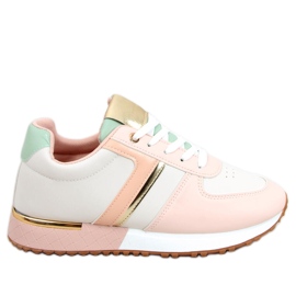 Grass Pink women's sports shoes white multicolored
