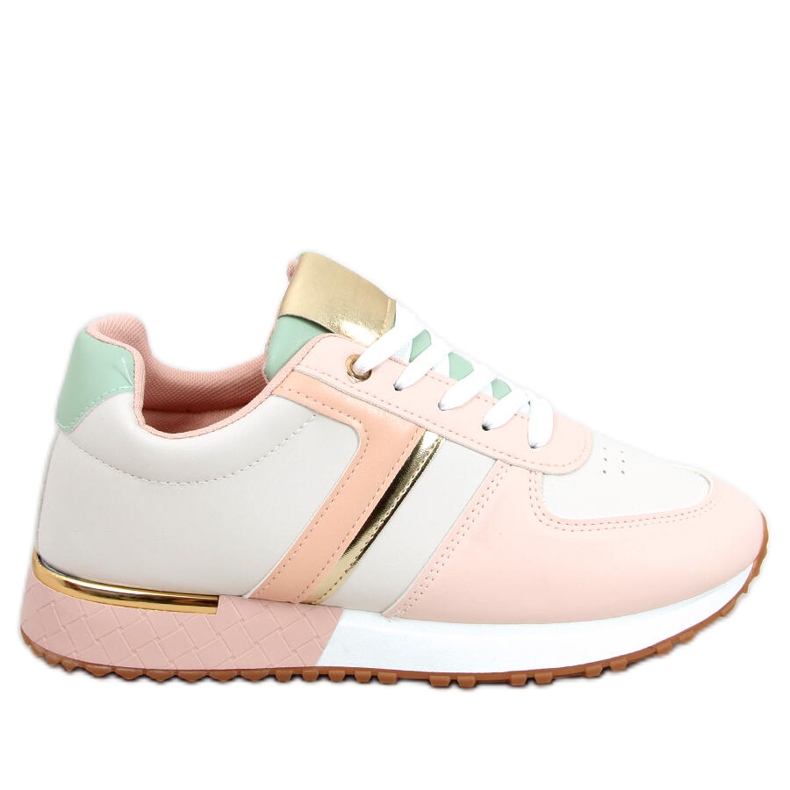 Grass Pink women's sports shoes white multicolored
