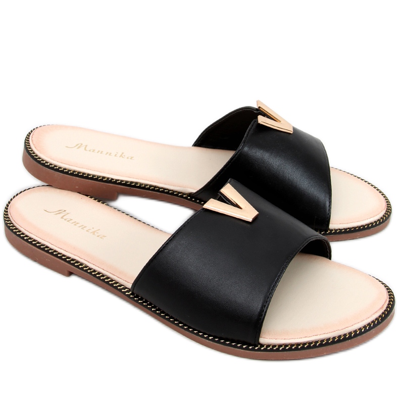 Willow Black women's facial slippers