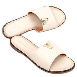 Willow Nude women's plain slippers beige Willow Nude women's plain slippers beige