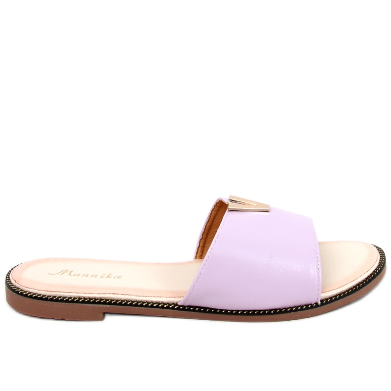 Women's face slippers Willow Purple violet