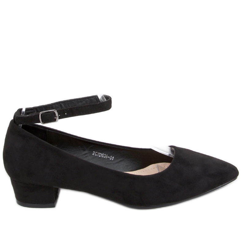 Bellis Black low heel pumps