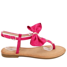 Flip-flops with a Megi Fuschia bow pink Flip-flops with a Megi Fuschia bow pink
