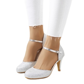 Silver shiny Rosetown pumps Silver shiny Rosetown pumps