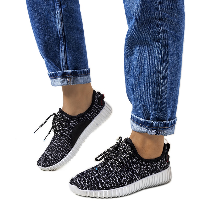 Black Embro socks grey