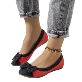 Black ballerinas with Eske bow Black ballerinas with Eske bow