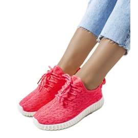 Pink neon sneakers from Mulder