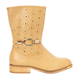 Valley beige children's boots