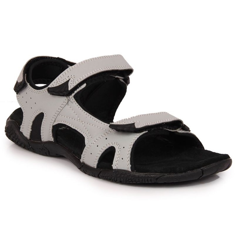 Gray Velcro sports sandals W American Club black Gray Velcro sports sandals W American Club black