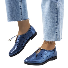Blue Holm openwork shoes