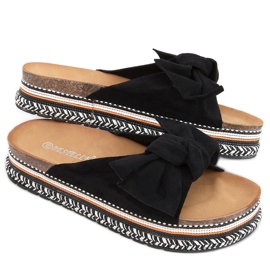 Flip-flops on a decorated Lane Black sole Flip-flops on a decorated Lane Black sole