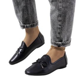 Carlsen black loafers