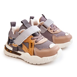 PJ2 Children's Cloth Sport Shoes Gray-Brown Nathine grey PJ2 Children's Cloth Sport Shoes Gray-Brown Nathine grey