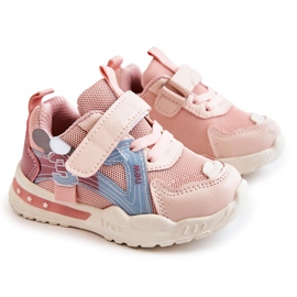 PJ2 Children's Cloth Sport Shoes Pink Nathine