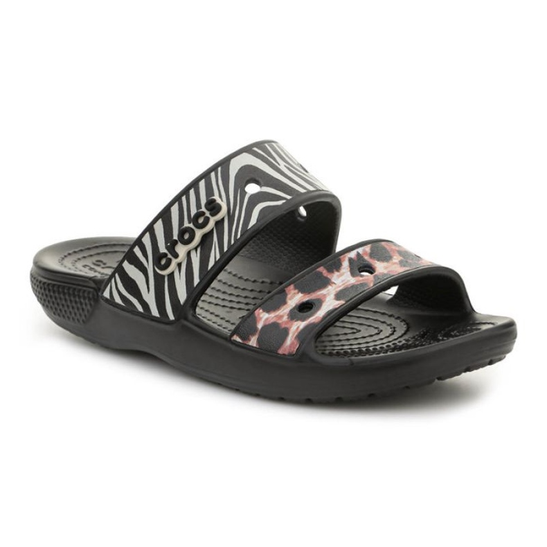 Crocs Animal Remix Sandal Black Multi W 207847-0C4