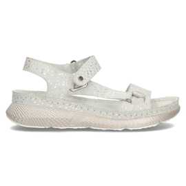 Leather sandals Filippo DS3517 / 22 Si silver