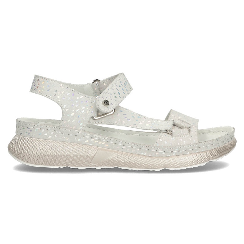 Leather sandals Filippo DS3517 / 22 Si silver