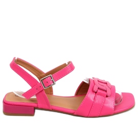 Iona Fushia low-heeled sandals pink Iona Fushia low-heeled sandals pink