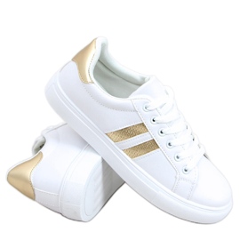 Xina WHITE / GOLD women's sneakers golden Xina WHITE / GOLD women's sneakers golden