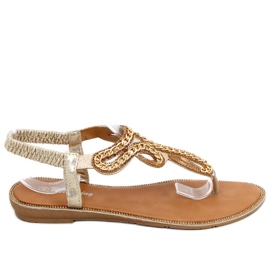 Rush Gold flip-flops golden Rush Gold flip-flops golden