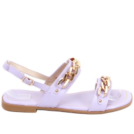 Chained sandals India Purple violet
