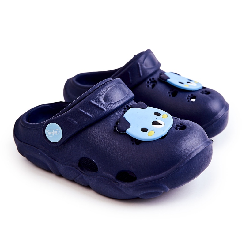 BEFADO S.A. Children's Slippers Kroks Miś Befado 159X110 Navy blue