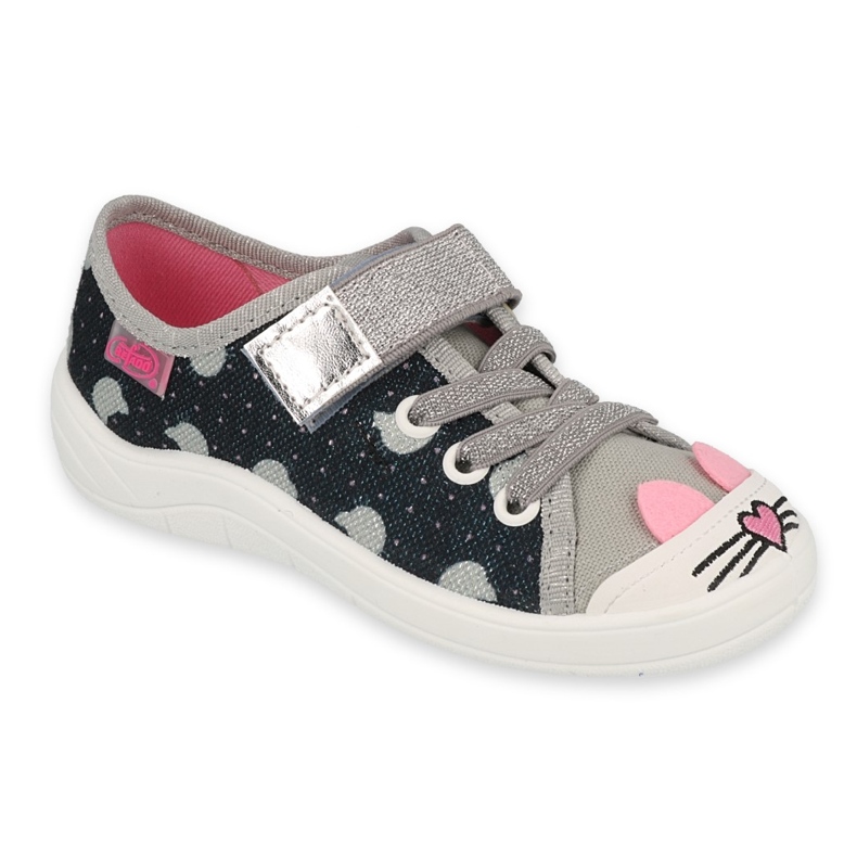 Befado children's shoes 251X186 pink silver grey
