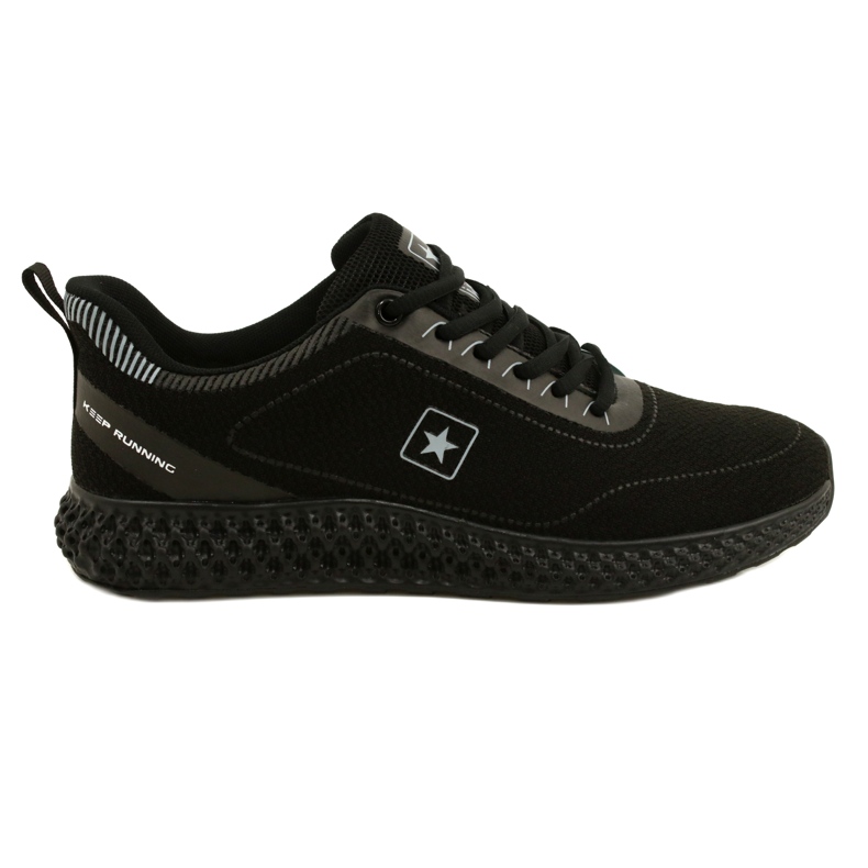 NEWS men's sports shoes 22MN37-4920 Black