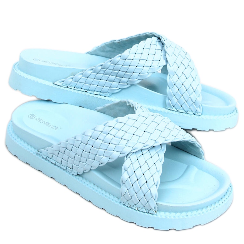 Norma Blue women's slippers