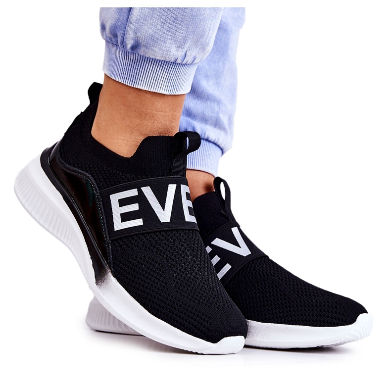 Vinceza Women's Sport Shoes, Slip-on Black Lorane