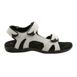 American Club HL53 / 22 Sandals with a LT.Grey leather insert