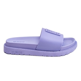Women's Slippers Big Star JJ274A304 Violet purple