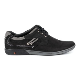 KOMODO Men's leather casual shoes 861L black