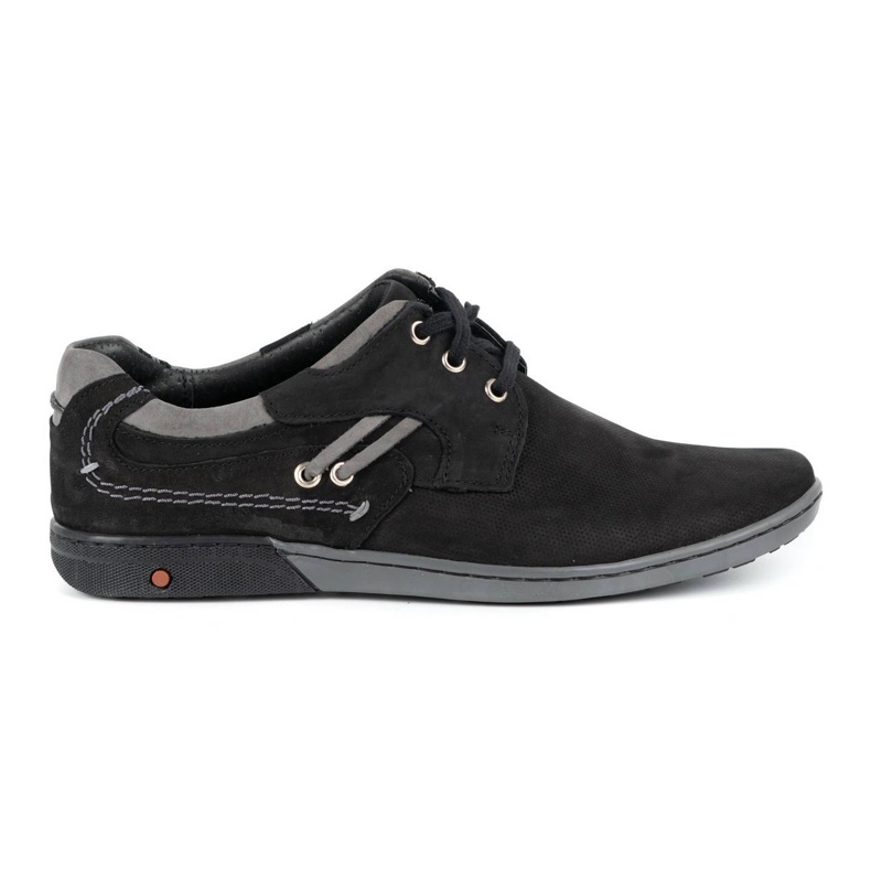 KOMODO Men's leather casual shoes 861L black